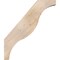 Ekena Millwork 5 1/2"W x 26"D x 30"H Funston Smooth Knee Brace, Douglas Fir BRC06X26X30FST00SDF - alternate 2